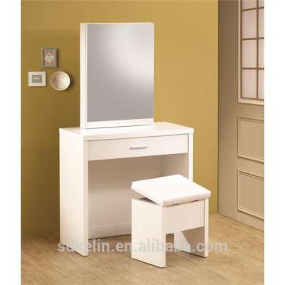 Competitive Price Wooden Mirror Vanity Dressers for Bedroom Design