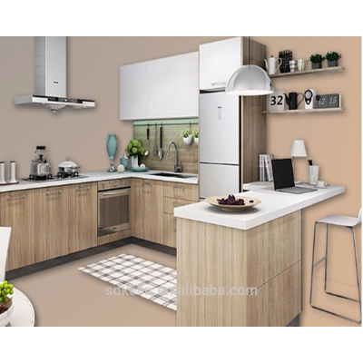 2016 new design modern aluminium kitchen cabinet